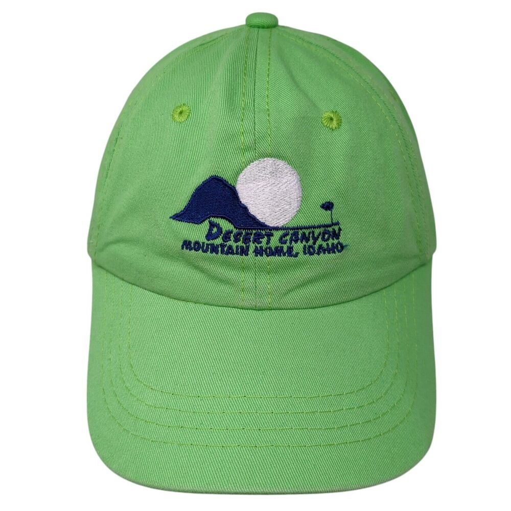 Desert Canyon Mountain Home Idaho Slideback Hat Green OS Adjustable Town Talk